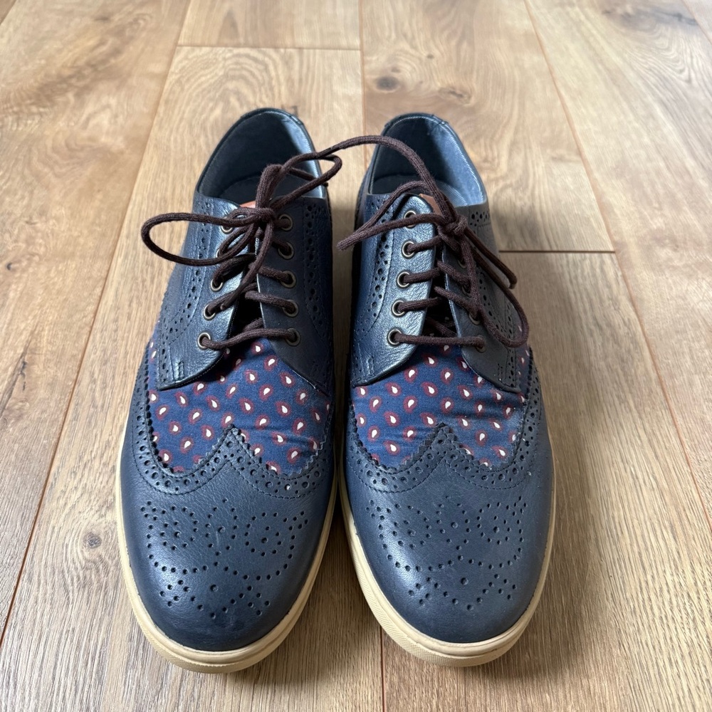 Fred Perry Navy Brogue Oxfords